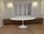 Eero Saarinen Rove Concepts Attributed Tulip Lacquer Oval 78” Dining Table For Sale - Image 4 of 9