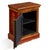 Red and Gold Side Cabinet, 1940s For Sale - Image 4 of 8