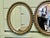 Victorian Wood Finish Oval Mirrors, 1920, Set of 2 For Sale - Image 4 of 8
