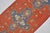 Textile 1950s Oushak Handknotted Floral Runner Rug For Sale - Image 7 of 10