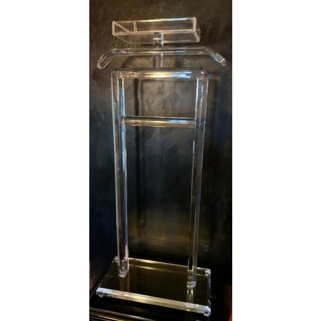 Charles Hollis Jones Solid Acrylic Valet For Sale - Image 10 of 13