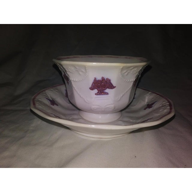 This handle-less teacup from Adderley's Chelsea collection is a beautiful piece of 19th century English porcelain. The...