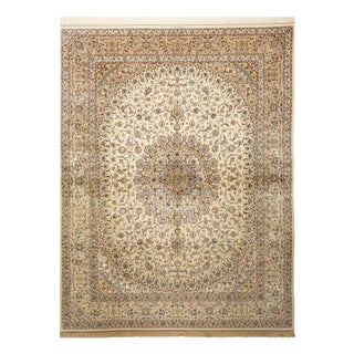 Qom Rug with Silk For Sale