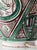 Mid-20th Century Spanish Revival Green Ceramic Table Lamp with Silk Shade, 1970s For Sale - Image 13 of 18
