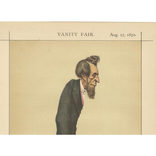 Victorian Diplomat Caricature, 1870, Paper For Sale - Image 4 of 10