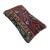 Large Vintage Turkish Handmade Rug Cushion Cover For Sale - Image 4 of 11