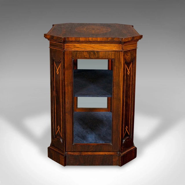 Traditional 1820's Antique Jeweller's Display Cabinet For Sale - Image 3 of 12