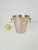 Classic French Art Deco Silver Plated Wine Cooler with gold plated handles, 1950s A classic French Art Deco-style ice...