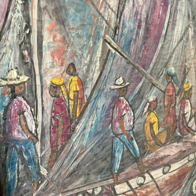 Vintage Naïf Haitian Artwork For Sale - Image 10 of 10
