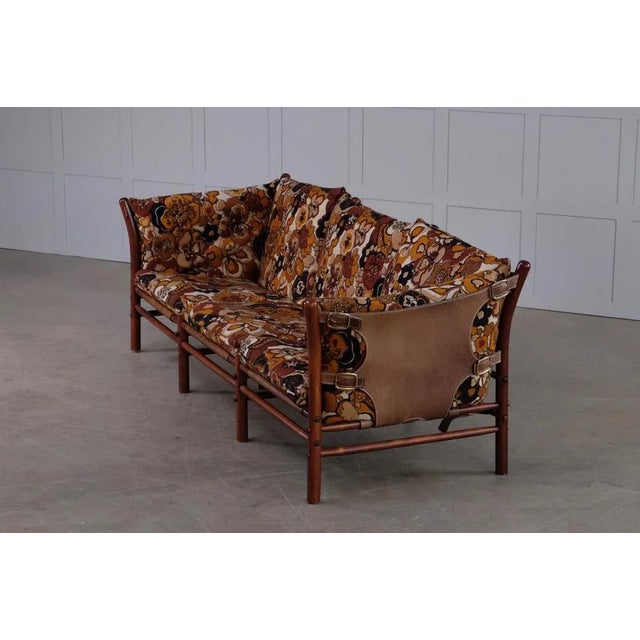Three-Sea Sofa Model Ilona attributed to Arne Norell, ​​1970s For Sale - Image 11 of 11