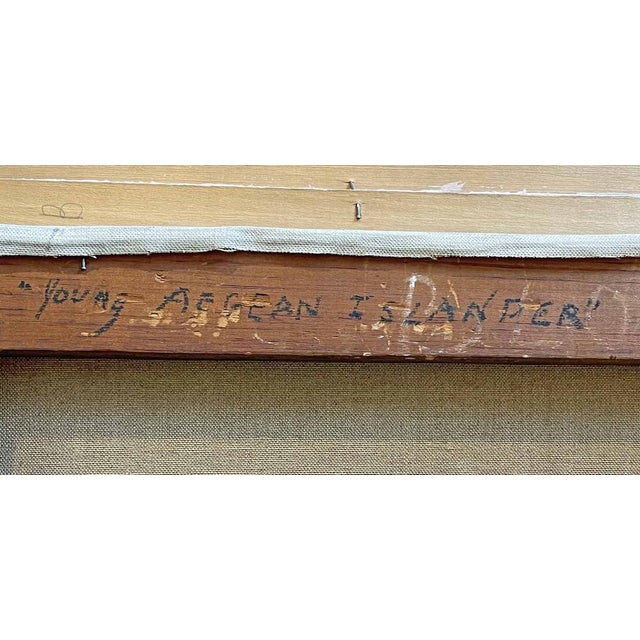 "Young Aegean Islander," Brilliant Painting by Bloch For Sale - Image 4 of 5