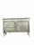 Vintage Neoclassical Green & Gold Painted Sideboard / Buffet With Black Marble Top For Sale In New York - Image 6 of 12