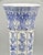 Mid 20th Century Hand Painted Delftware Chinoiserie Trumpet Vase, 11.5 Inches For Sale - Image 5 of 9