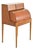 John Van Koert for Drexel Mid-Century Modern Sculpted Cherry Wood Roll Top Desk, 1959 For Sale