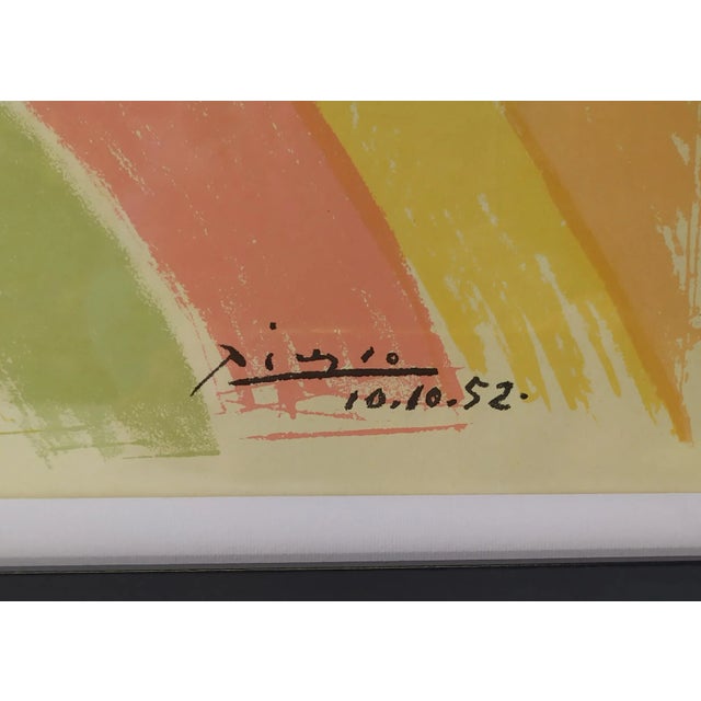 Pablo Picasso,Flying Dove, 1952. Signature and date on the plate. It is not hand signed. Unknown edition. The seller...