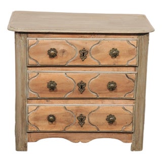 Mid 18th Century French Provincial Wooden Commode For Sale