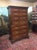 English Antique Chest on Chest, English Tall Chest For Sale - Image 3 of 16