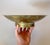 Brass 1930s Large Brass Pedestal Bowl Micro Scallop Edge for Chase Brass and Copper Company, 12" For Sale - Image 8 of 14