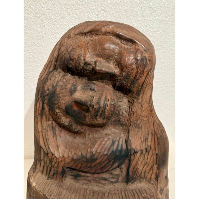Chaïm Goldberg, Rare Chaim Goldberg Kaszmirez Polish Modernist Memorial Sculpture Spertus Museum, c.1940's For Sale - Image 15 of 18