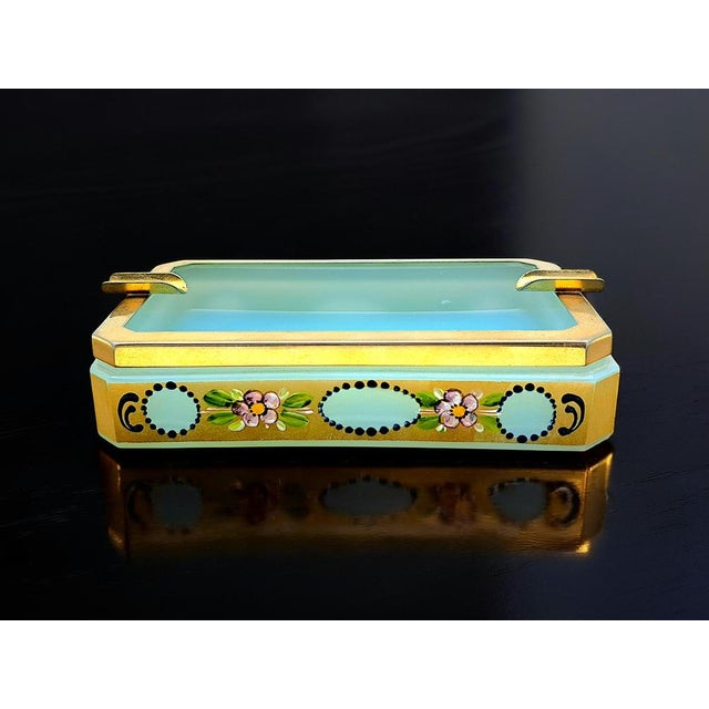 Opal Murano Glass Ashtray from Manifattura di Murano, 1970s For Sale - Image 9 of 11