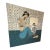 Vintage 1980s Postmodern Ting Shao Kuang Style Chinese Modern Large Wall Art Painting 36 X 36 For Sale