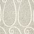 Sample- Schumacher Ambala Paisley Fabric in Oyster For Sale