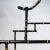Wood Vintage Black and Gold Bamboo-Inspired Iron 60-Inch Double-Ended Pool Table/Long Dining Table Pendant Light For Sale - Image 7 of 12