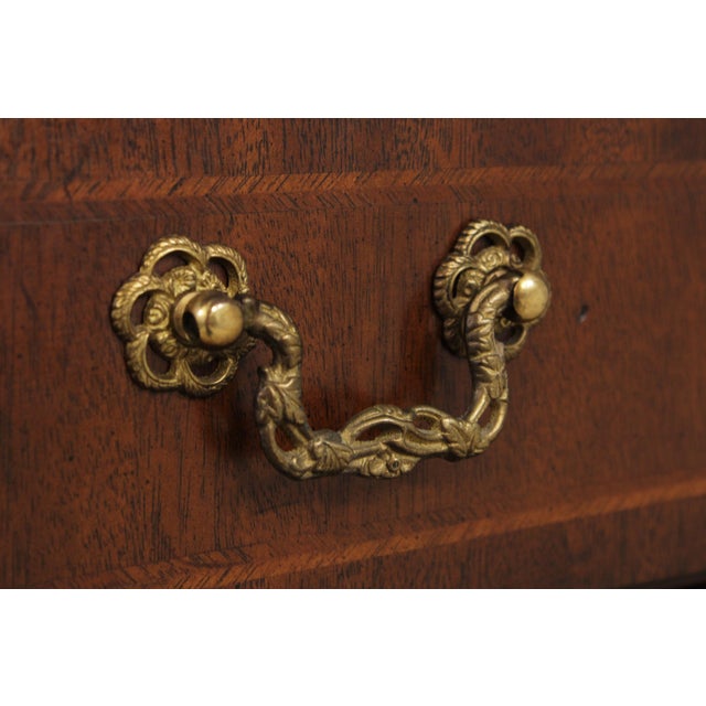 Kindel Mahogany Chippendale Style Nightstand For Sale - Image 9 of 12