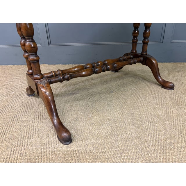 Burr Walnut Sofa Table, 1910 For Sale - Image 14 of 18