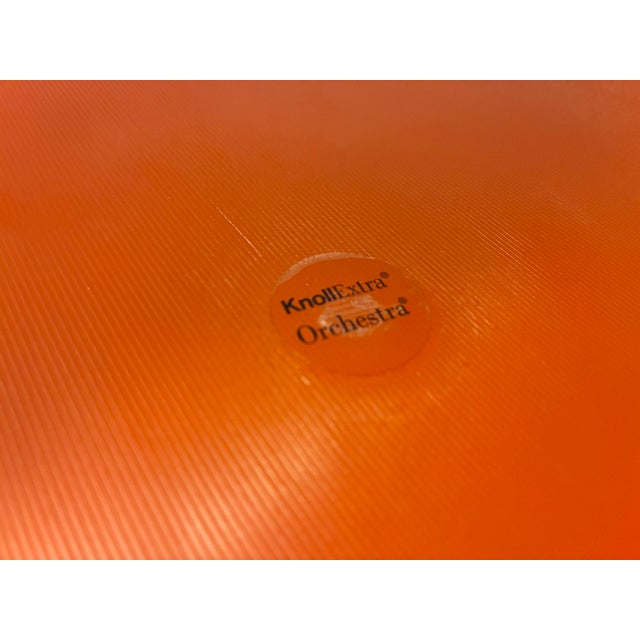Orange Vintage Orange Knoll Extra "Orchestra" Memo Trays by Hannah & Birsel - A Pair For Sale - Image 8 of 12