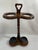 Victorian Vintage 1980s Walnut Double Umbrella Stick Stand For Sale - Image 3 of 17