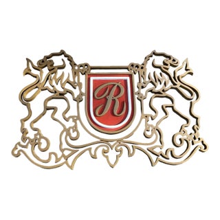 Vintage Metal Rothman’s Tobacco Sign For Sale