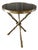 Twig Table-Brass & Black Granite For Sale