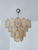 Vintage Four-Tier Pressed Crystal Glass Chandelier, 1960s For Sale - Image 10 of 18