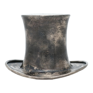 Vintage Sterling Silver Top Hat