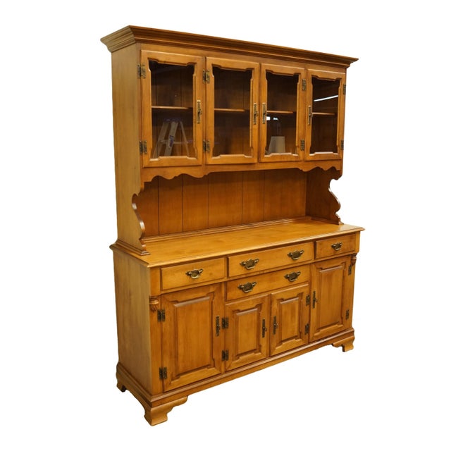 Tell City Solid Hard Rock Maple Colonial Style 60" Buffet W. China