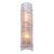 Antique Brass and Hand-Blown Glass Wall Lamps, Set of 2 For Sale - Image 5 of 8