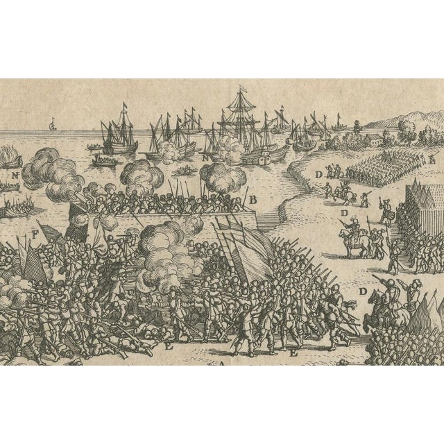 Battle of Kauwenstein Dijk, 1585, Paper For Sale - Image 5 of 8