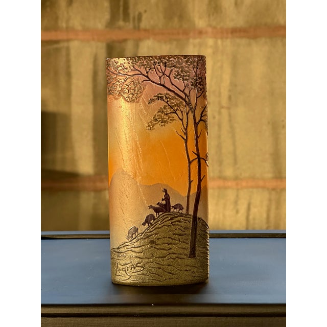 Antique Art Nouveau Vase, 1890s For Sale - Image 5 of 6