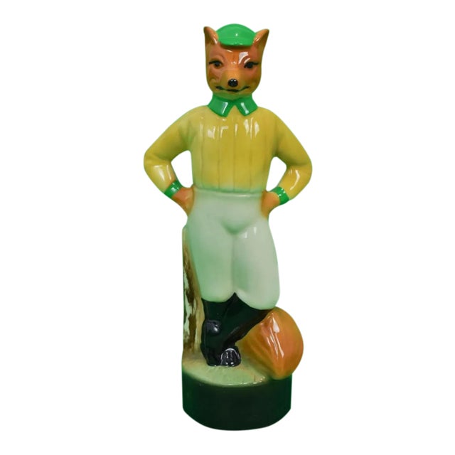 Natty Ceramic Fox Figurine For Sale