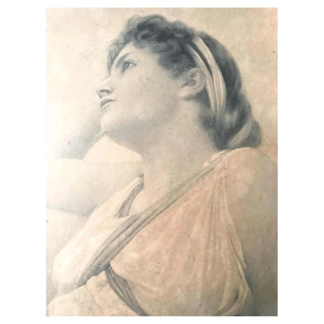 Henry Ryland, Portrait of a Young Woman Engraving, 19th Century, Paper For Sale