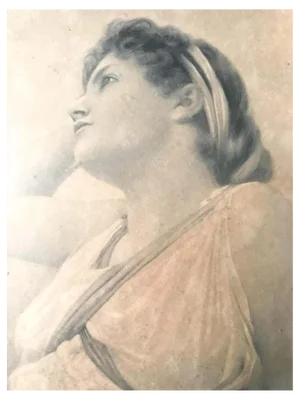 Henry Ryland, Portrait of a Young Woman Engraving, 19th Century, Paper