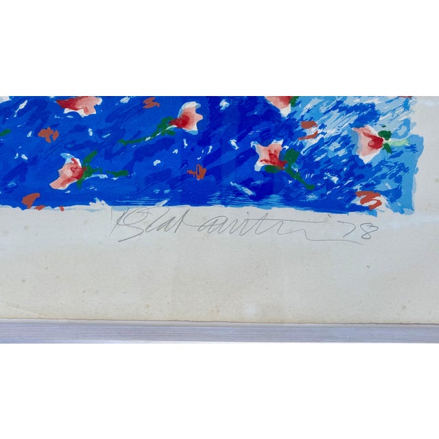 Robert Zakanitch, Huge Post Minimalist Pattern and Decoration Abstract Lithograph Robert Zakanitch, 1978 For Sale - Image 9 of 15