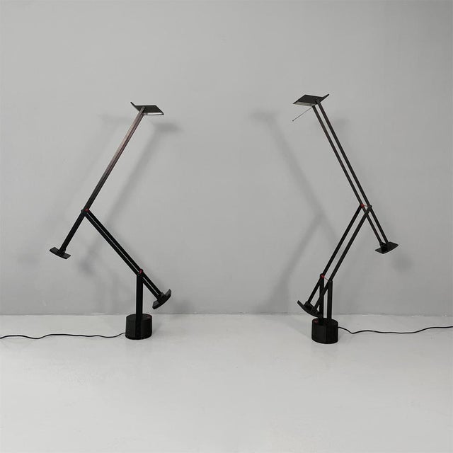 Italian Modern Black Tizio Table Lamps by Richard Sapper for Artemide, 1980s, Set of 2 For Sale - Image 15 of 15