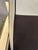 Large Vanguard White Leather & Navy Blue Trimmed Sofa For Sale - Image 10 of 11