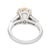 1950s Mid Century Gia 2.56 Carat Old European Cut Diamond Platinum Engagement Ring, Size 3.5 For Sale In Los Angeles - Image 6 of 8