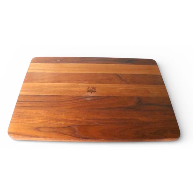 Dansk Mid 20th Century Danish Modern Butcher Block Cutting Board by Jens Quistgaard for Dansk Denmark For Sale - Image 4 of 7