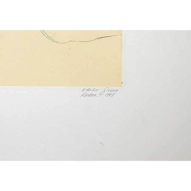 Attesa (The Wait) is an etching realized by Emilio Greco in 1969. Hand signed and dated in pencil on the lower right...