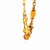Metal Vintage Citrine Bead 18k Gold Two Strand Necklace For Sale - Image 7 of 10