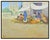 Message us to inquire about custom framing options! (Included for free with every purchase) The artwork here, "Village...